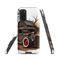Rust and Thunder Rat Rod Pickup Tough Samsung Case product mockup