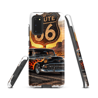 Route 66 Flame Cruiser Tough Samsung Case product mockup