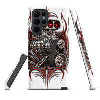 Supercharged V8 Pinstripe Tough Samsung Case product mockup 4