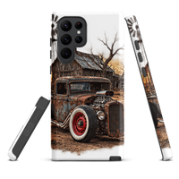 Rust and Thunder Rat Rod Pickup Tough Samsung Case product mockup 4