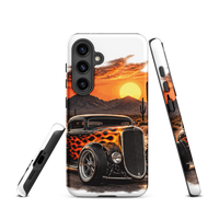 Desert Sunset Flame Coupe Tough Samsung Case product mockup 6