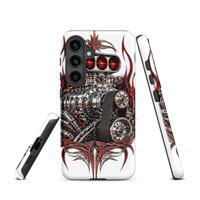 Supercharged V8 Pinstripe Tough Samsung Case product mockup 6