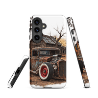 Rust and Thunder Rat Rod Pickup Tough Samsung Case product mockup 6