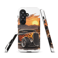 Desert Sunset Flame Coupe Tough Samsung Case product mockup 8