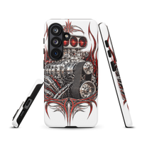 Supercharged V8 Pinstripe Tough Samsung Case product mockup 8
