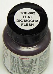 Tru-Color 862 Flat Dark Mocha Flesh Brushable Paint – 1 oz– product image 1