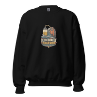Bleed Brakes Clear Mind Unisex Sweatshirt product mockup