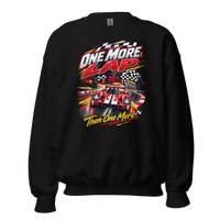 One More Lap Unisex Sweatshirt product mockup