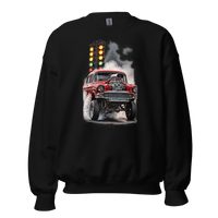 Red Gasser Launch Unisex Sweatshirt product mockup 4