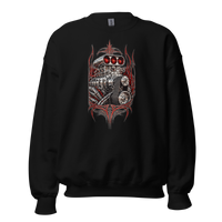 Supercharged V8 Pinstripe Unisex Sweatshirt product mockup 4