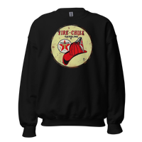 Fire Chief Vintage Gas and Oil T-Shirt — Muncle Mikes Unisex Sweatshirt product mockup 4