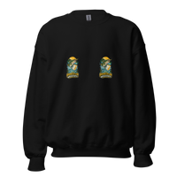 Hooked on Weekends Fishing Unisex Sweatshirt product mockup 4