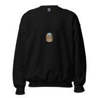 Lone Pine Scenic Road Enamel Camping Mug – California Gift Unisex Sweatshirt product mockup 4