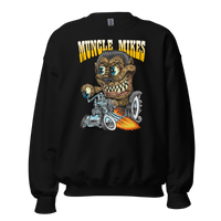 Monster Mugs 002 Hot Rod Coffee Mug — Muncle Mikes Unisex Sweatshirt product mockup 4