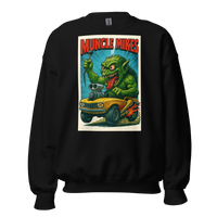 Monster Mugs 005 Hot Rod Coffee Mug — Muncle Mikes Unisex Sweatshirt product mockup 4