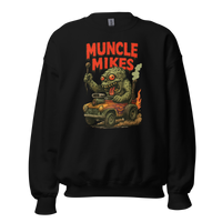 Muncle Mikes Hot Rod and Rat Rod Shirt Mayhem! Monster Rods! (007) Unisex Sweatshirt product mockup 4
