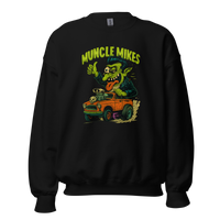 Muncle Mikes Hot Rod and Rat Rod Shirt Mayhem! Monster Rods! (010) Unisex Sweatshirt product mockup 4