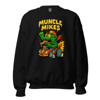 Muncle Mikes Hot Rod and Rat Rod Shirt Mayhem! Monster Rods! (017) Unisex Sweatshirt product mockup 4