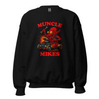 Muncle Mikes Hot Rod and Rat Rod Shirt Mayhem! Monster Rods! (020) Unisex Sweatshirt product mockup 4