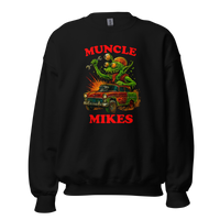 Muncle Mikes Hot Rod and Rat Rod Shirt Mayhem! Monster Rods! (021) Unisex Sweatshirt product mockup 4