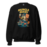 Muncle Mikes Hot Rod and Rat Rod Shirt Mayhem! Monster Rods! (027) Unisex Sweatshirt product mockup 4