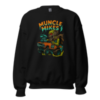 Muncle Mikes Hot Rod and Rat Rod Shirt Mayhem! Monster Rods! (036) Unisex Sweatshirt product mockup 4