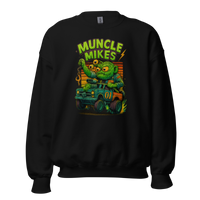 Muncle Mikes Hot Rod and Rat Rod Shirt Mayhem! Monster Rods! (035) Unisex Sweatshirt product mockup 4