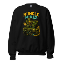 Muncle Mikes Hot Rod and Rat Rod Shirt Mayhem! Monster Rods! (040) Unisex Sweatshirt product mockup 4
