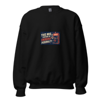 Retro Monster Unisex Sweatshirt product mockup 4