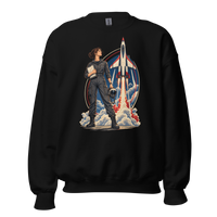 Vintage Aviation Pin-Up T-Shirt – Edition 10 Unisex Sweatshirt product mockup 4