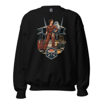 Vintage Aviation Pin-Up T-Shirt – Edition 28 Unisex Sweatshirt product mockup 4
