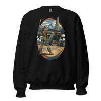 Vintage Aviation Pin-Up T-Shirt – Edition 21 Unisex Sweatshirt product mockup 4