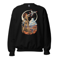 Vintage Aviation Pin-Up T-Shirt – Edition 26 Unisex Sweatshirt product mockup 4