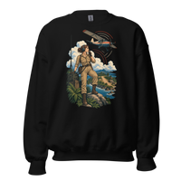 Vintage Aviation Pin-Up T-Shirt – Edition 29 Unisex Sweatshirt product mockup 4