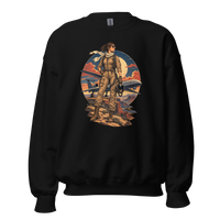 Vintage Aviation Pin-Up T-Shirt – Edition 40 Unisex Sweatshirt product mockup 4