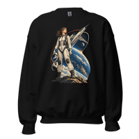 Vintage Aviation Pin-Up T-Shirt – Edition 41 Unisex Sweatshirt product mockup 4