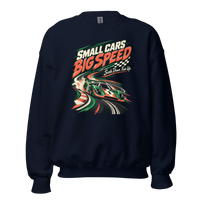 Small Cars Big Speed Unisex Sweatshirt product mockup 2