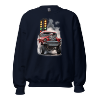 Red Gasser Launch Unisex Sweatshirt product mockup 3