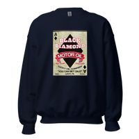 Black Diamond Motor Oil Vintage T-Shirt — Muncle Mikes Unisex Sweatshirt product mockup 3