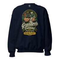Grandpa's Garage Quality Control T-Shirt – Mechanic Gift Unisex Sweatshirt product mockup 3