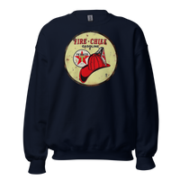 Fire Chief Vintage Gas and Oil T-Shirt — Muncle Mikes Unisex Sweatshirt product mockup 3