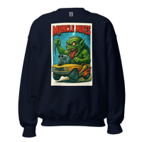 Monster Mugs 005 Hot Rod Coffee Mug — Muncle Mikes Unisex Sweatshirt product mockup 3