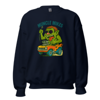 Muncle Mikes Hot Rod and Rat Rod Shirt Mayhem! Monster Rods! (004) Unisex Sweatshirt product mockup 3