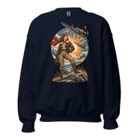 Vintage Aviation Pin-Up T-Shirt – Edition 35 Unisex Sweatshirt product mockup 3