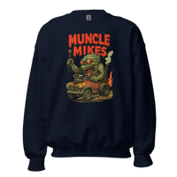 Muncle Mikes Hot Rod and Rat Rod Shirt Mayhem! Monster Rods! (007) Unisex Sweatshirt product mockup 3