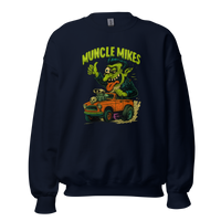 Muncle Mikes Hot Rod and Rat Rod Shirt Mayhem! Monster Rods! (010) Unisex Sweatshirt product mockup 3