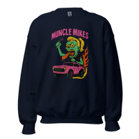 Muncle Mikes Hot Rod and Rat Rod Shirt Mayhem! Monster Rods! (014) Unisex Sweatshirt product mockup 3