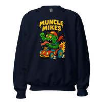 Muncle Mikes Hot Rod and Rat Rod Shirt Mayhem! Monster Rods! (017) Unisex Sweatshirt product mockup 3