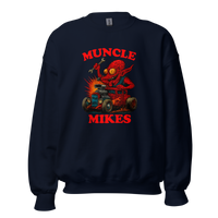 Muncle Mikes Hot Rod and Rat Rod Shirt Mayhem! Monster Rods! (020) Unisex Sweatshirt product mockup 3