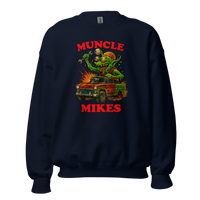 Muncle Mikes Hot Rod and Rat Rod Shirt Mayhem! Monster Rods! (021) Unisex Sweatshirt product mockup 3